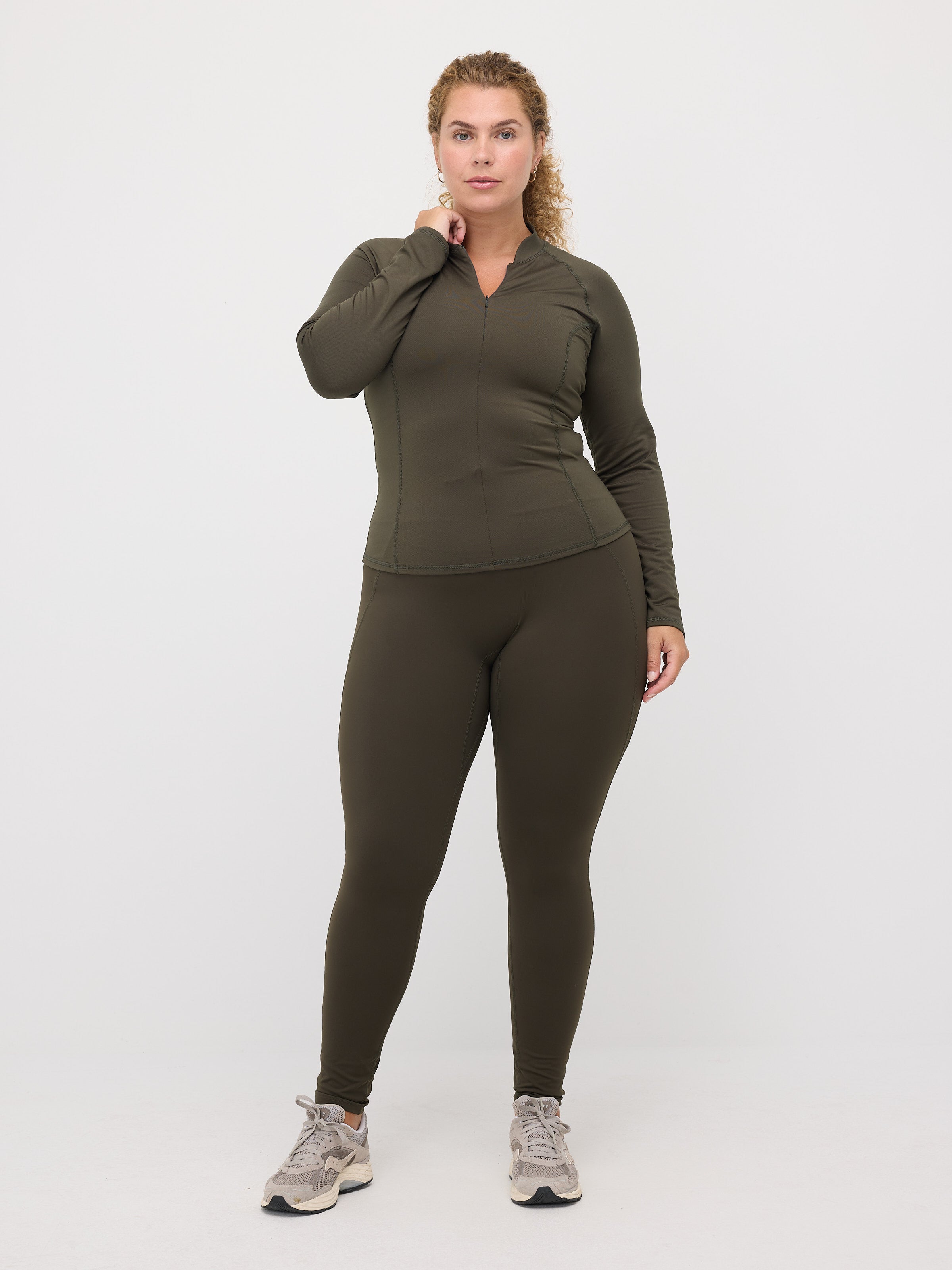 Daphne Half Zip Long Sleeve