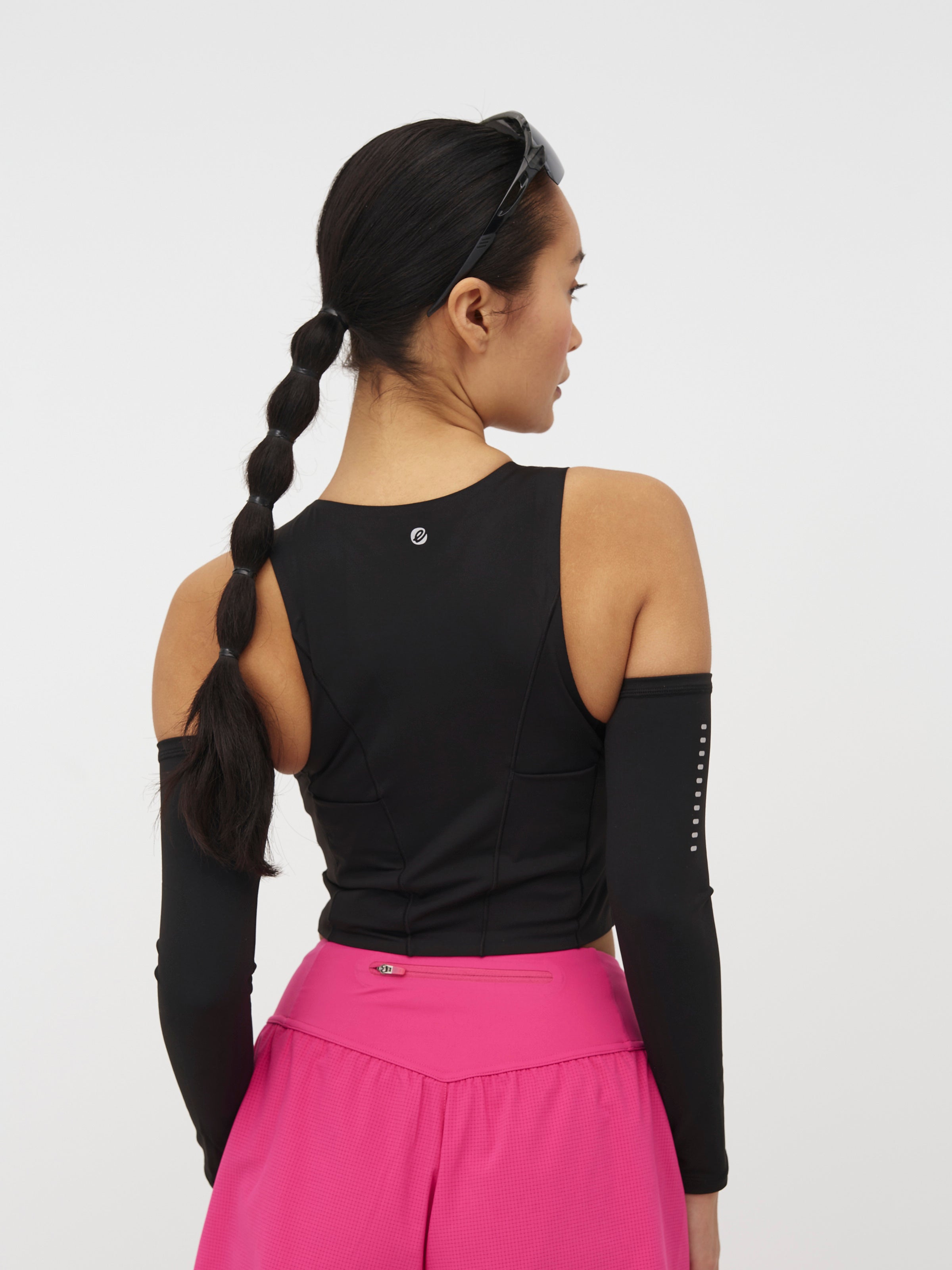 Isa Compression Race Crop Top
