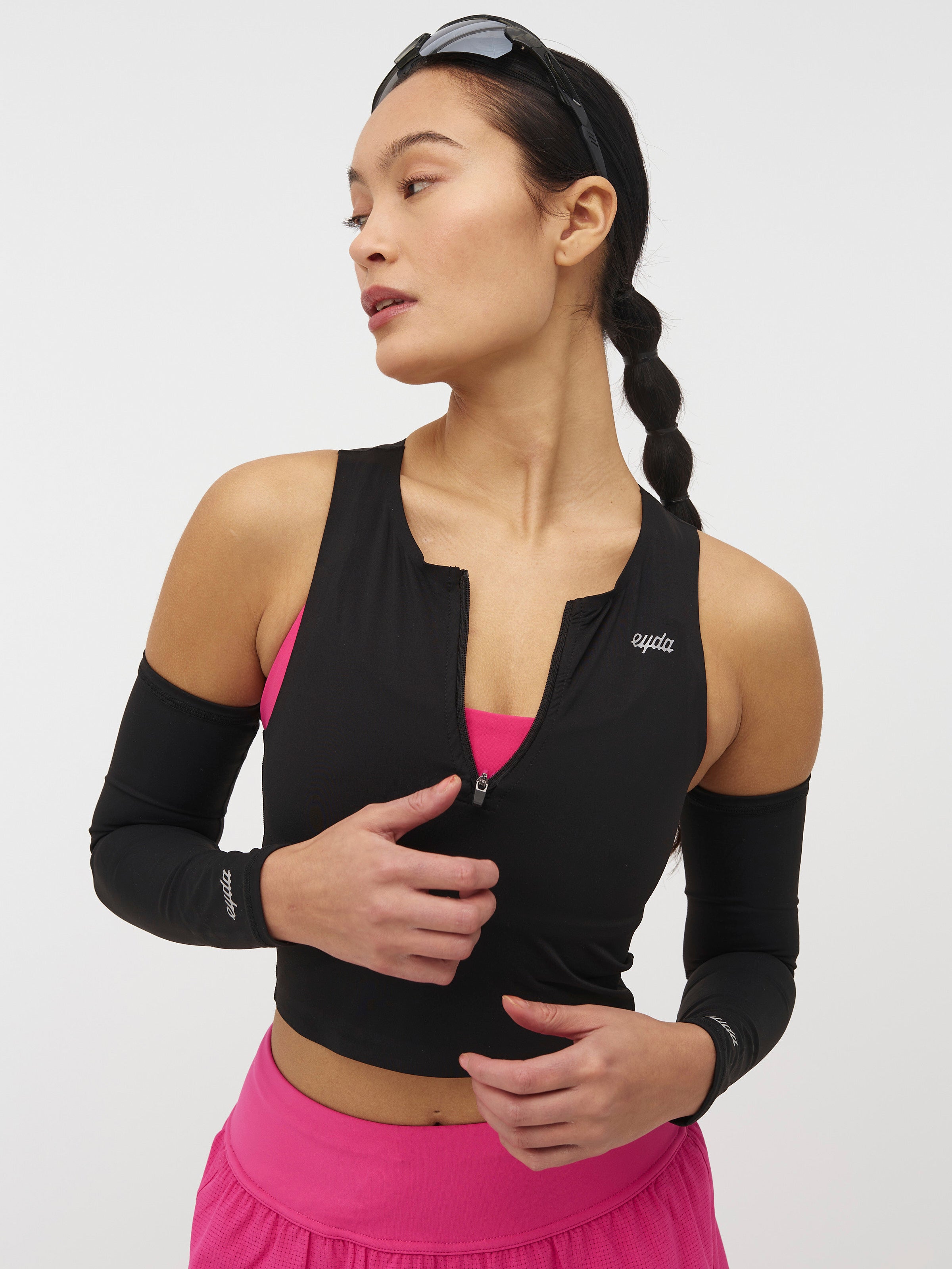 Isa Compression Race Crop Top