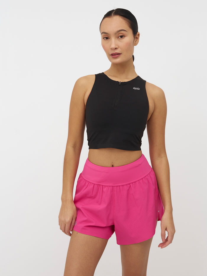 Isa Compression Race Crop Top