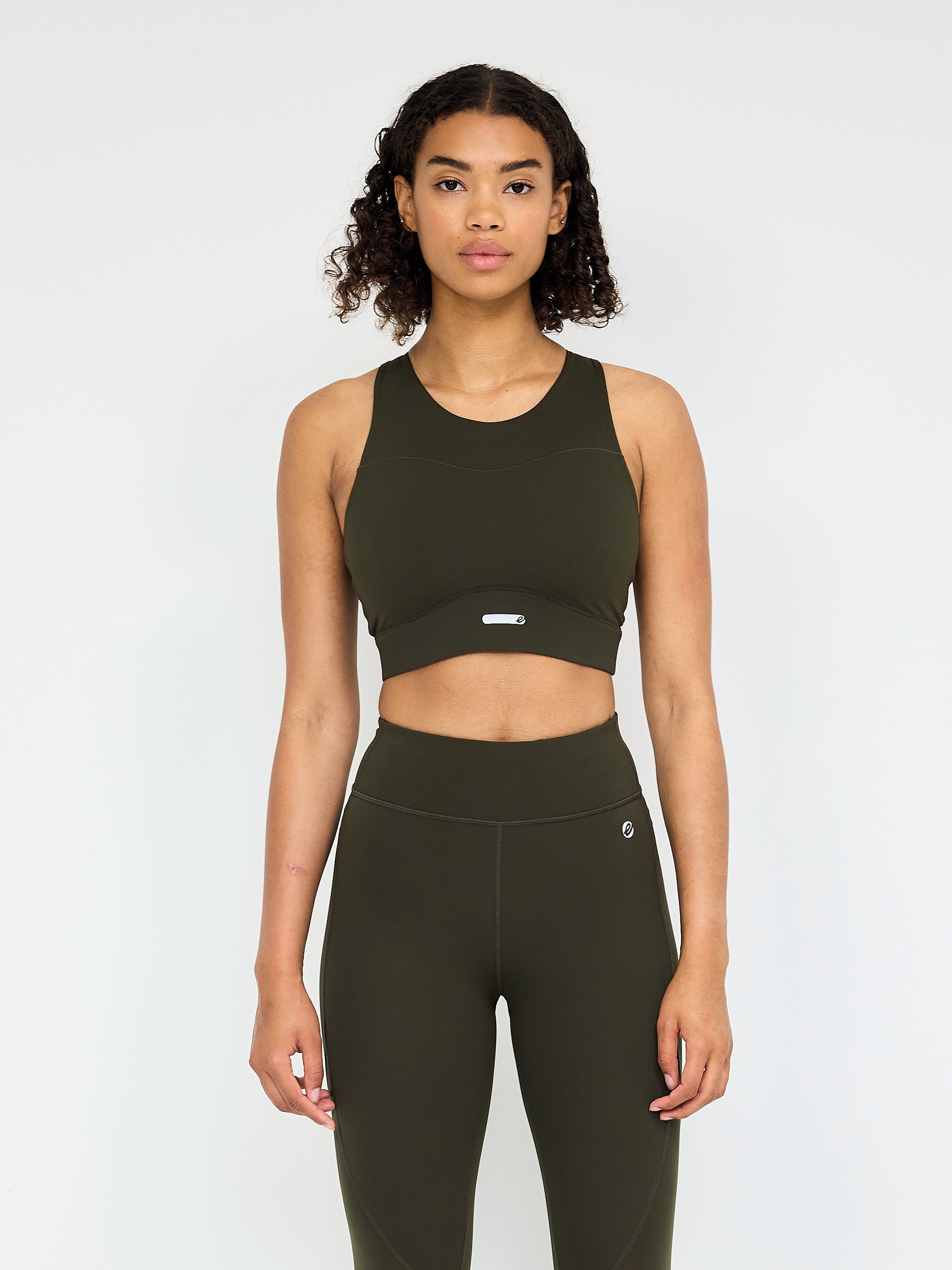 Amber High Neck Sports Bra