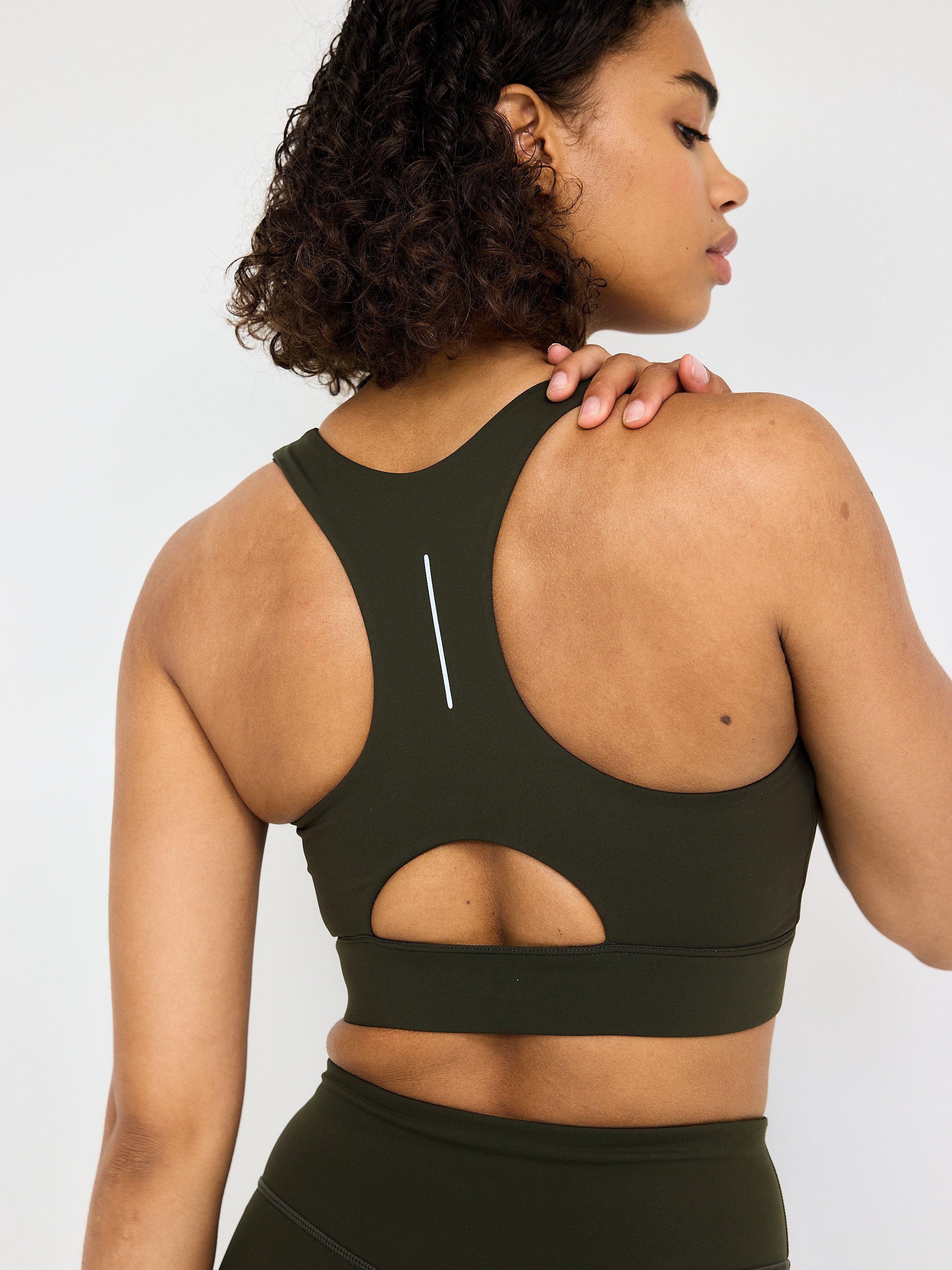 Amber High Neck Sports Bra